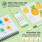 Ohuhu Alcohol Markers Brush Tip, AP Certificated 24 Basic Colors Double Tipped Alcohol Based Art Marker Set for Artist Sketching Adult Coloring Illustration - Brush and Chisel/ Brush & Fine Dual Tips - Honolulu 2/ Honolulu 2B